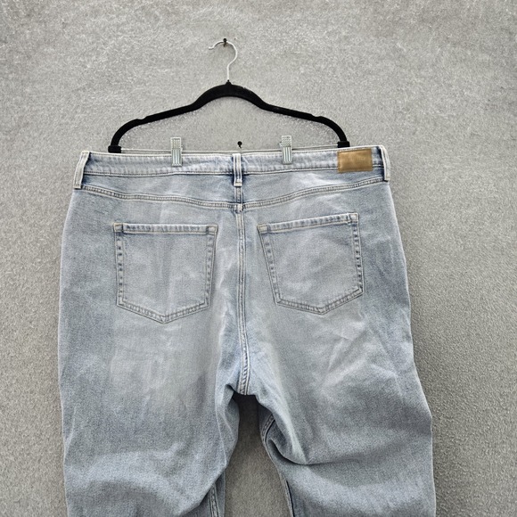 Hollister Women Jeans 20R Blue Denim Ultra High-Rise Mom Distressed 28" Y2K NWT - Picture 10 of 11